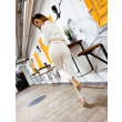 Legginsy modelujące / BODY SHAPE / KREM / Double Push / Wysoki stan /  XS - S - M - L - XL